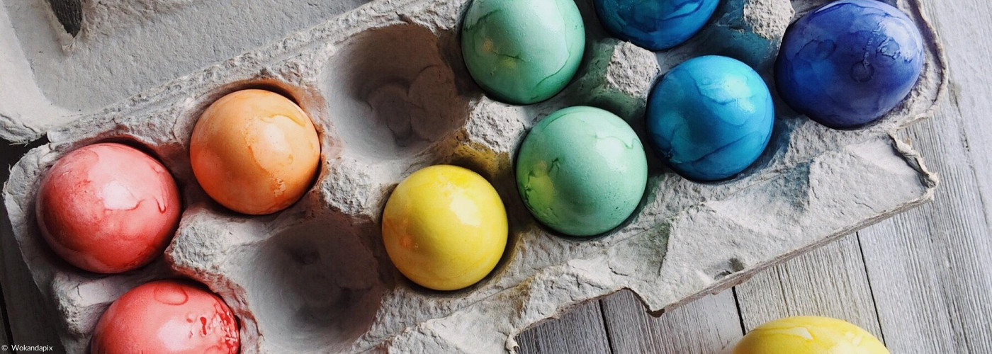 gefärbte Ostereier