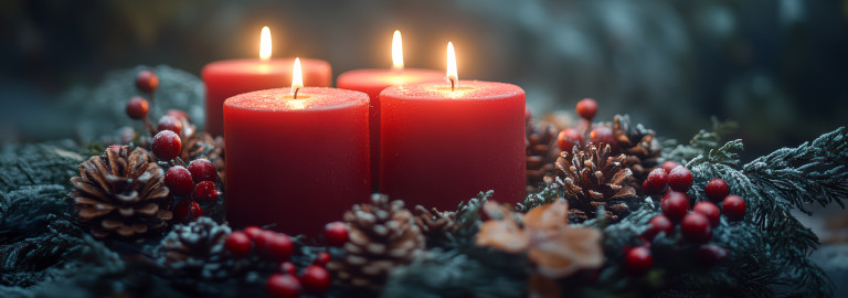 Vier Kerzen zum 4. Advent