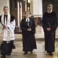 Ökumenisches Trio: Pfarrer Christoph Hänsler (kath. St. Ulrich), Landesbischöfin Ilse Junkermann (Magdeburg), Pfarrer Frank Kreiselmeier (Evang. St. Ulrich)