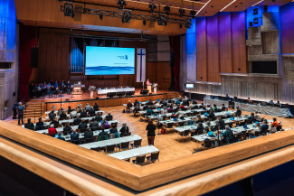 Das Plenum der Landessynode 2025 in Augsburg