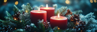 Drei Kerzen zum 3. Advent