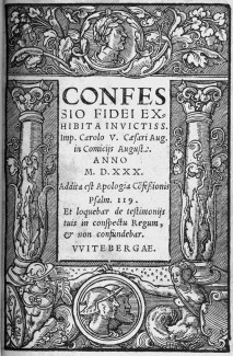 Confessio Augustana - Titelblatt