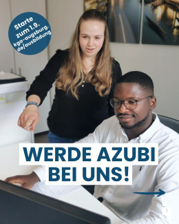 Mitarbeitende im Büro im Kirchengemeindeamt 