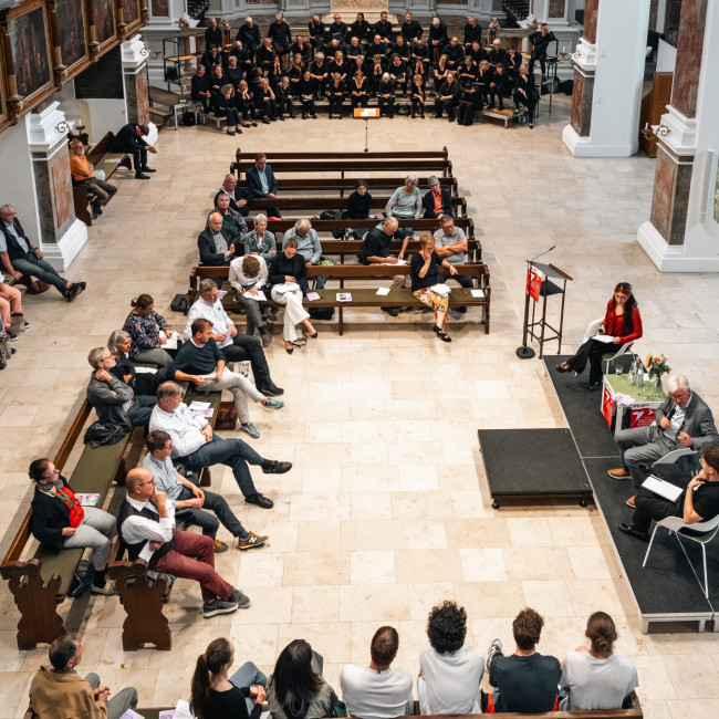 Podiumsdiskussion in St. Anna