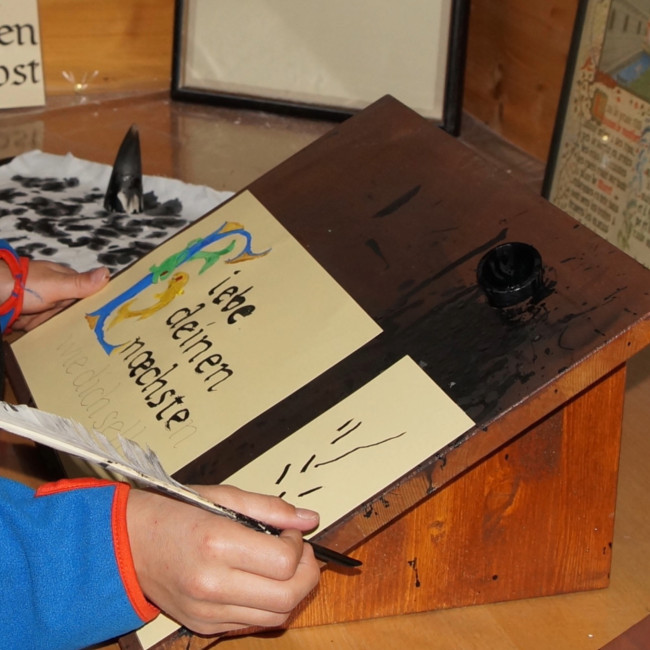 Erlebnispädagogik in der Schreibstube