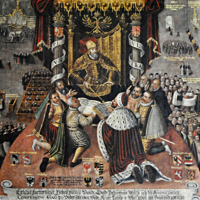 Überreichung der Confessio Augustana