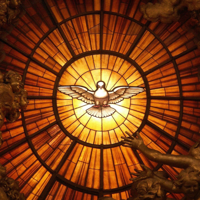 Die Taube als Symbol des Heiligen Geistes