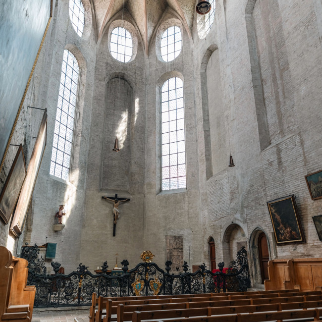 Die Barfüßerkirche von innen